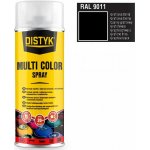 DISTYK Primer color spray 400 ml RAL9011 grafitová černá základní TP19011D – Sleviste.cz