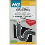 HG tekutý DUO čistič odpadů 2 x 500 ml – Hledejceny.cz