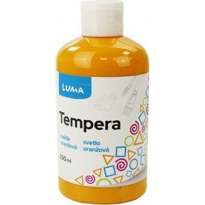 Luma temperová barva 250ml oranžová světle – Zboží Dáma