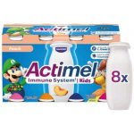 Actimel Kids probiotický jogurtový nápoj s vitamíny broskev 8 x 100 g – Zboží Dáma