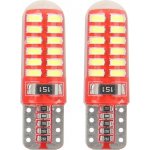 LED CANBUS 24SMD 3014 T10e (W5W) SILCA White 12V, AMiO 01444 | Zboží Auto
