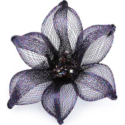 Prima-obchod brož kovová s broušenými kamínky 2 fialová temná 105312 – Hledejceny.cz