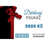 Dárkový poukaz 3000 Kč – Zboží Dáma
