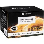Světelný závěs Springos rampouchy 201 300 světel – Hledejceny.cz