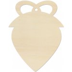 LYMFY Vánoční šuška 9x7 cm přírodní dřevo – Hledejceny.cz
