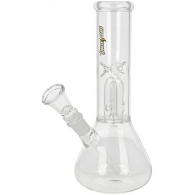 Super Heroes Skleněný bong s perkolací Transparent Ice 21cm – Zboží Mobilmania