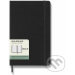 Moleskine A5 týdenní 2026-27 černý – Zboží Dáma