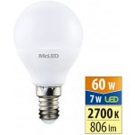 MCLED Žárovka LED 7W-60 E14 2700K 200° kapka ML-324.043.87.0 – Hledejceny.cz