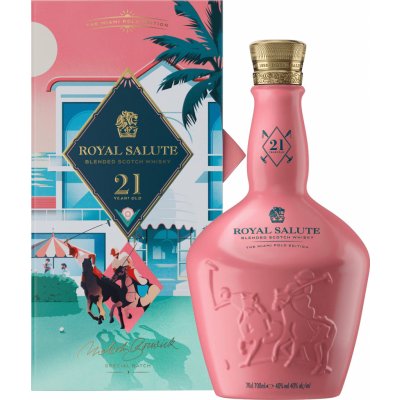 Royal Salute 21y The Miami Polo Edition 40% 0,7 l (kazeta) – Hledejceny.cz