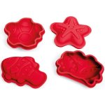 Bigjigs Toys Silikonové formičky červené Cherry – Zboží Dáma