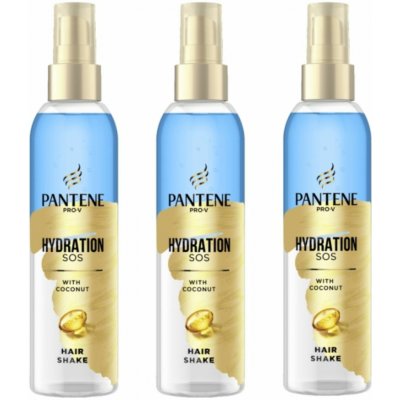 Pantene Hydration SOS Hair Shake bezoplachový sprej na vlasy 3x150 ml – Hledejceny.cz