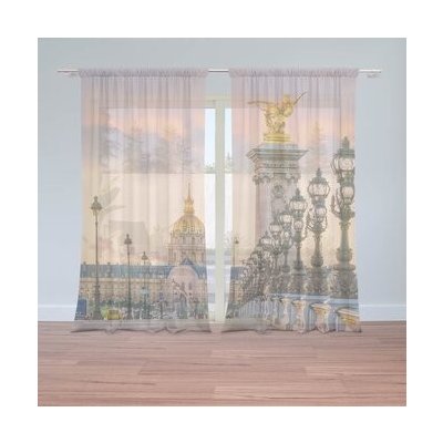 Sablio Záclony Paříž Elysejský palác: 2ks 150x250cm – Hledejceny.cz