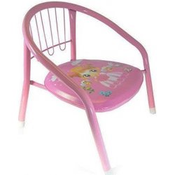 Jenifer Child 10 Pink židle s pískající podsedákem kovová růžová dětské  stoly a židle - Nejlepší Ceny.cz