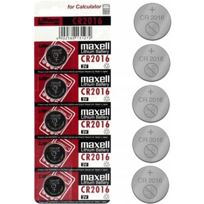 MAXELL Lithium CR2016 5ks 0283 – Sleviste.cz