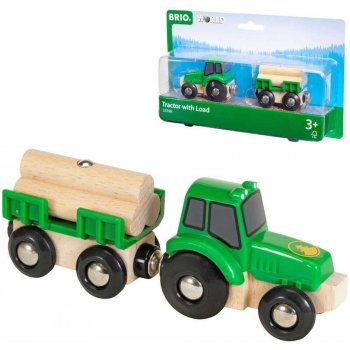 Brio Traktor s přívěsem a nákladem