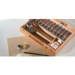 Olejové barvy Maimeri Clasico v dřevěném kufříku – Zboží Dáma