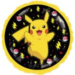 Amscan Balonek fóliový Pokémon Happy Birthday černý 43 cm – Zboží Dáma