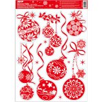 Okenní fólie MFP Paper vánoce glitr VA013 30x42cm – Hledejceny.cz