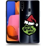 Picasee silikonové Samsung Galaxy A20s - Grinch 2 čiré