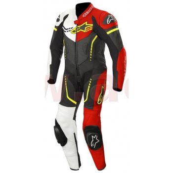 Jednodílná kombinéza Alpinestars GP Plus černá/bílá/červená fluo/žlutá fluo