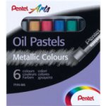 Pentel Olejové pastely Pentel 6 barev metalické – Hledejceny.cz