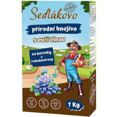 Sedlákovo hnojivo s ovčí vlnou na borůvky a rododendrony 1 kg – Hledejceny.cz
