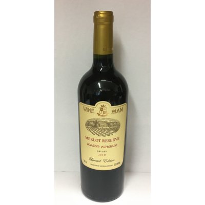 Wine Man Merlot Reserve 13,5% 0,75 l (holá láhev)