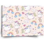 Sablio Obraz Jednorožci - 150x110 cm – Hledejceny.cz