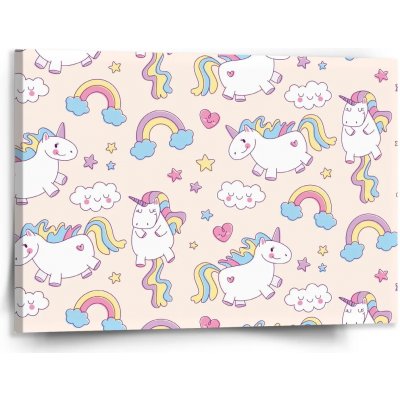 Sablio Obraz Jednorožci - 150x110 cm – Hledejceny.cz