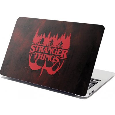 Sablio Samolepka na notebook Stranger Things Red - 29x20 cm – Sleviste.cz