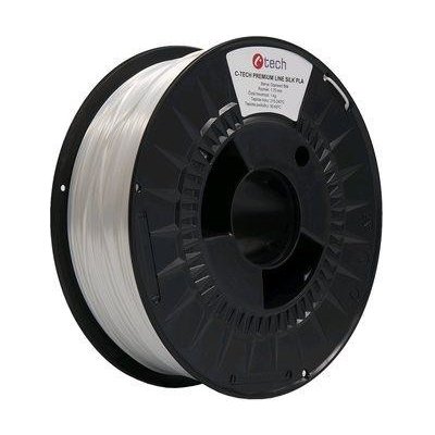 C-Tech Premium Line Silk PLA, dopravní bílá, RAL9003, 1,75mm, 1kg – Zboží Mobilmania