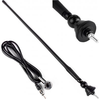 AUTO ANTÉNA 34CM 5MM ADAPTÉR AMIO 01049 | Zboží Auto