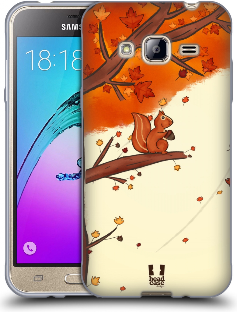 Pouzdro HEAD CASE Samsung Galaxy J3, J3 2016 vzor podzimní zvířátka veverka  od 329 Kč - Heureka.cz