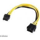 AKASA adaptér 12V ATX 8-Pin to PCIe 6+2 pin Adapter Cable AK-CBPW23-20