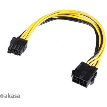 AKASA adaptér 12V ATX 8-Pin to PCIe 6+2 pin Adapter Cable AK-CBPW23-20