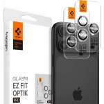 Spigen Glass tR EZ Fit Optik Pro 2 Pack, crystal clear - iPhone 15 Pro/15 Pro Max AGL06914 – Zboží Mobilmania