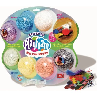 Modelína/Plastelína kuličková s doplňky PlayFoam na kartě – Zboží Mobilmania