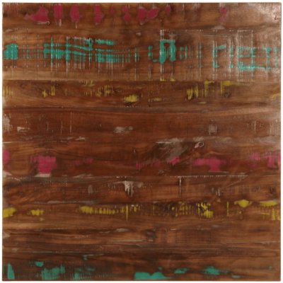 Omaxi 098060 Stolní deska 80x80x2,5 cm čtvercová masivní recyklované dřevo – Hledejceny.cz