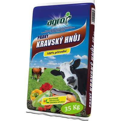 Agro pravý kravský hnůj granulovaný 35 kg