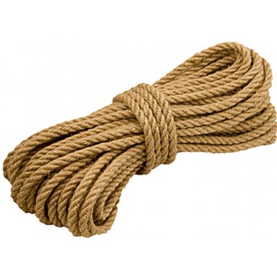 Lano jutové kroucené 12 mm x 10 m – Zbozi.Blesk.cz