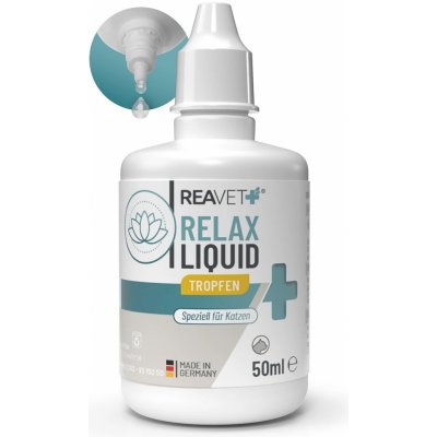 REAVET Relaxační tekuté kapky pro kočky pro více klidu a vyrovnanosti 50 ml – Zboží Mobilmania