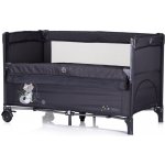 Chipolino Postýlka cestovní se sklopnou bočnicí Relax Anthracite – Zbozi.Blesk.cz