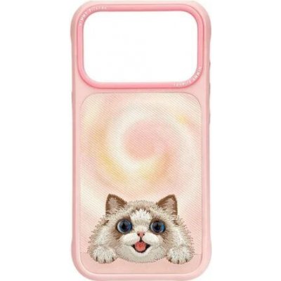 Nimmy Case kryt Big Eyed Lying Ragdoll CAT s MagSafe na iPhone 18 Pro/17 Pro Pink – Hledejceny.cz