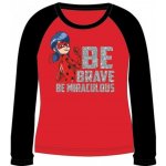 E plus M dívčí tričko s dlouhým rukávem Kouzelná beruška / Ladybug Miraculous červená – Zboží Dáma