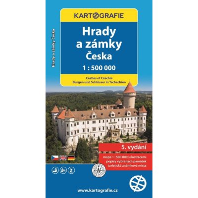 Hrady a zámky Česka/1 : 500 000 – Sleviste.cz