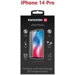 SWISSTEN ULTRA DURABLE 3D FULL GLUE GLASS APPLE IPHONE 14 PRO ČERNÉ 8595217480278 – Zboží Živě