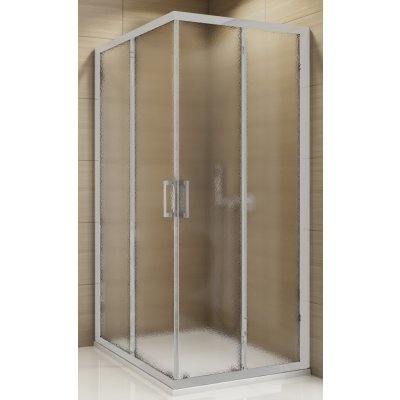 SanSwiss Ronal TOPAC 0700 01 22 Sprchový kout čtvercový 70×70 cm matný elox/durlux – Hledejceny.cz