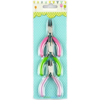 Kleště na korálky, 3 ks, velikost 8 cm – Zboží Dáma