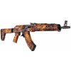 Maskovací převlek GunSkins prémiový vinylový skin na AK-47 Prym1 Fire Storm