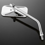 Motocyklové zrcátko Highway Hawk ADJUSTABLE SQUARE, YAMAHA Pravá strana, nastavitelné, chrom (1ks) | Zboží Auto